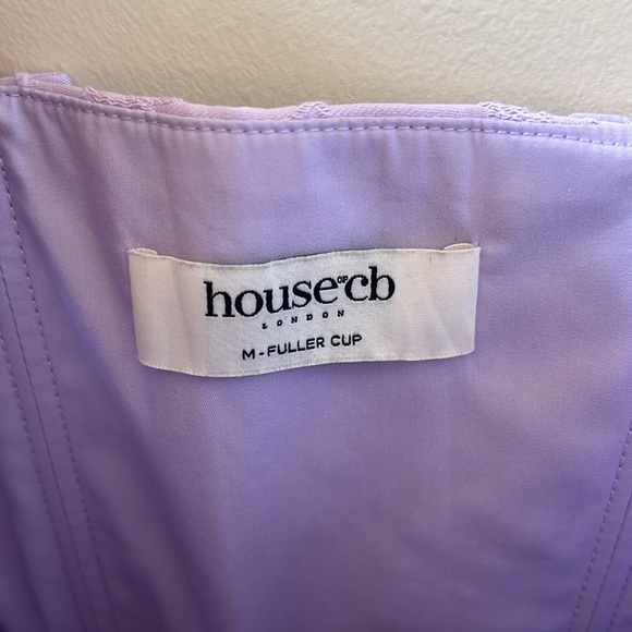 House of CB Mira Floral Jacquard Dress Orchid (M - Fuller Cup) - Picture 10 of 13